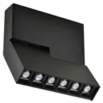 Накладной светильник Donolux DL1878 DL18786/06M Black Цвет арматуры черный Цвет плафонов черный от ImperiumLoft