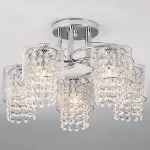 Люстра на штанге Eurosvet Bonnie 30137/5 хром от ImperiumLoft