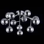Потолочная люстра Maytoni Dallas MOD545PL-12CH Цвет арматуры хром Цвет плафонов серый от ImperiumLoft