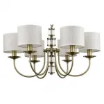 Подвесная люстра Vele Luce Soprano VL4194P06 Цвет арматуры бронза Цвет плафонов кремовый от ImperiumLoft