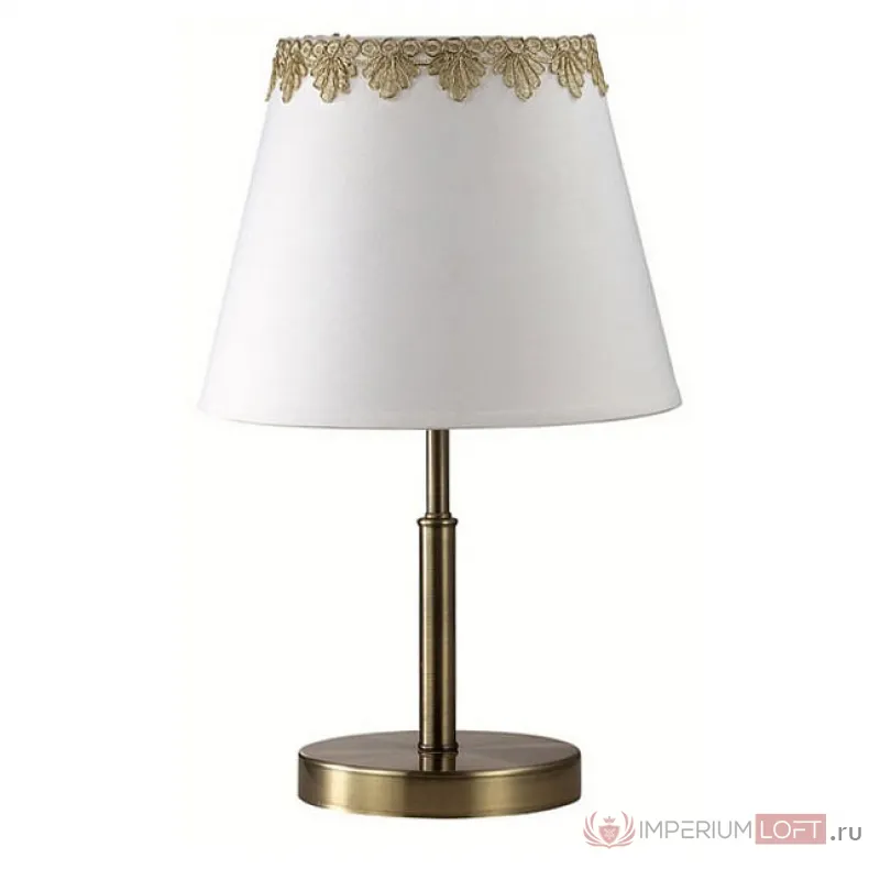Настольная лампа декоративная Lumion Placida 2998/1T Цвет арматуры бронза Цвет плафонов белый от ImperiumLoft
