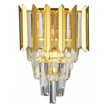 Накладной светильник Stilfort Amman 1024/03/02W Цвет арматуры золото Цвет плафонов прозрачный