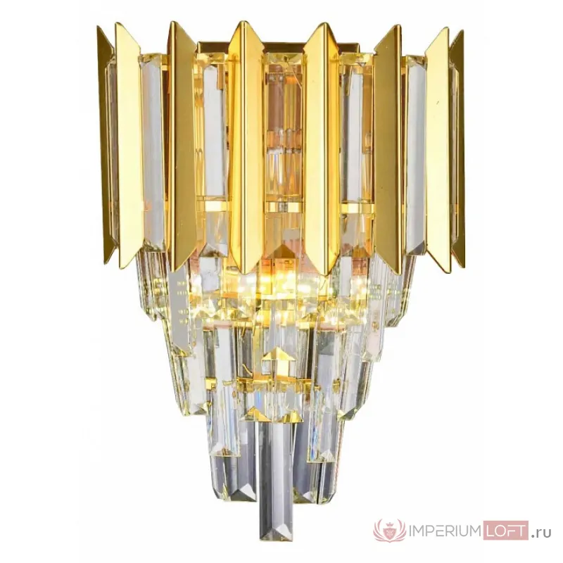 Накладной светильник Stilfort Amman 1024/03/02W Цвет арматуры золото Цвет плафонов прозрачный от ImperiumLoft