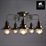 Потолочная люстра Arte Lamp Sailor A4524PL-5AB Цвет арматуры бронза Цвет плафонов прозрачный от ImperiumLoft
