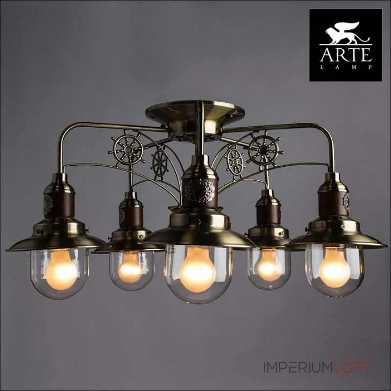 Потолочная люстра Arte Lamp Sailor A4524PL-5AB  Потолочная люстра Arte Lamp Sailor A4524PL-5AB