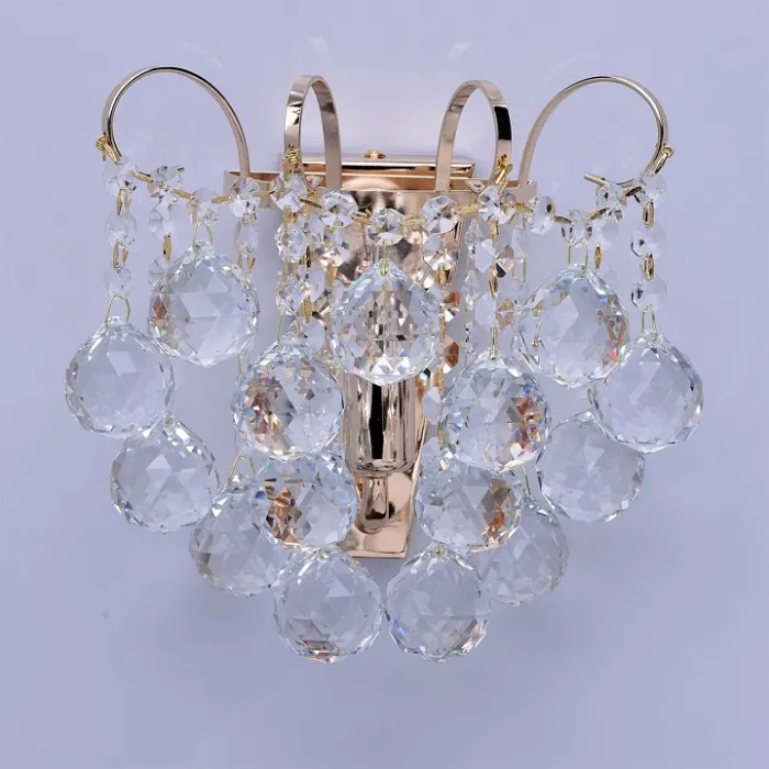Бра MW-Light Жемчуг 9 232028101 Цвет арматуры золото Цвет плафонов прозрачный от ImperiumLoft