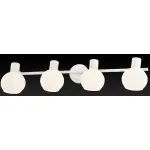 Спот TopLight Selena TL3710Y-04WG Цвет арматуры золото Цвет плафонов белый