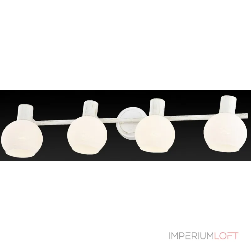 Спот TopLight Selena TL3710Y-04WG Цвет арматуры золото Цвет плафонов белый