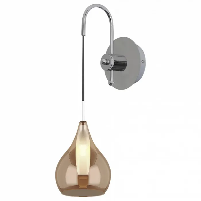 Бра Lightstar Pentola 803533 Цвет арматуры хром Цвет плафонов янтарный от ImperiumLoft