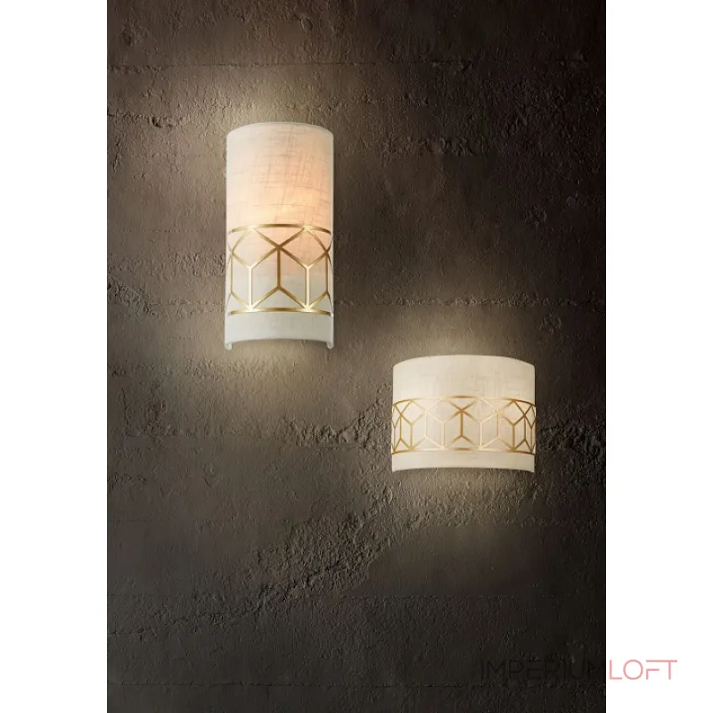 Накладной светильник Maytoni Messina H223-WL-01-G Цвет арматуры золото Цвет плафонов кремовый от ImperiumLoft Накладной светильник Maytoni Messina H223-WL-01-G Цвет арматуры золото Цвет плафонов кремовый от ImperiumLoft