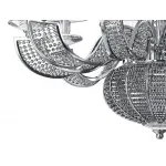 Подвесная люстра Osgona Alveare 702104 Цвет арматуры хром Цвет плафонов хром от ImperiumLoft