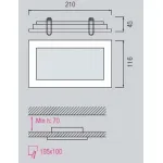 Встраиваемый светильник Horoz Electric HL690L HRZ00000663 Цвет арматуры белый