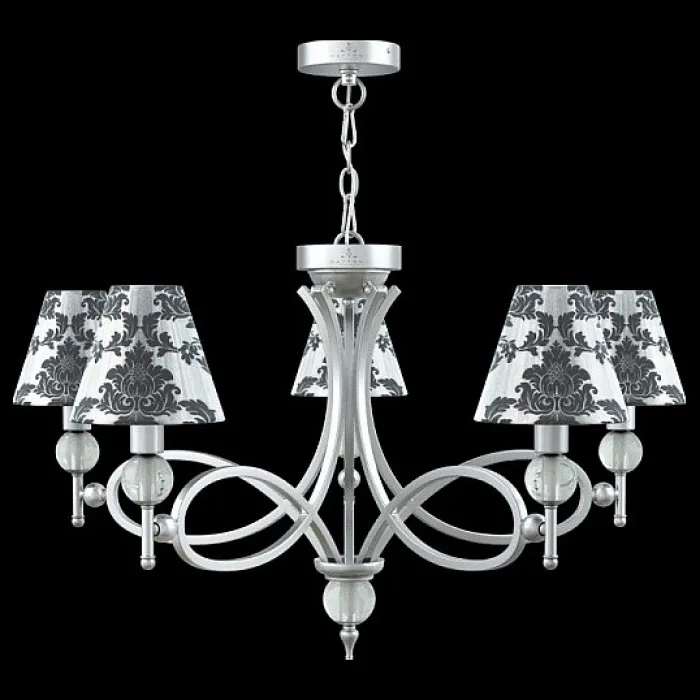 Подвесная люстра Lamp4You Eclectic 14 M2-05-CR-LMP-O-2 Цвет арматуры хром Цвет плафонов черно-белый от ImperiumLoft