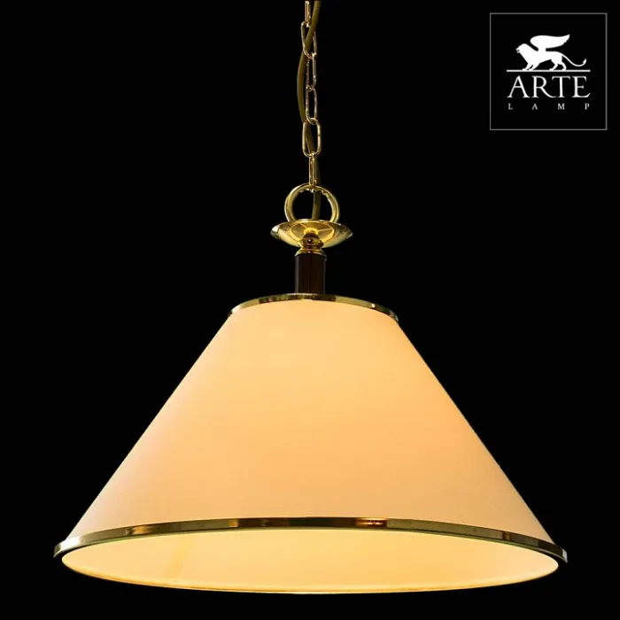 Подвесной светильник Arte Lamp Catrin A3545SP-1GO Цвет арматуры золото Цвет плафонов золото от ImperiumLoft