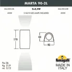 Накладной светильник Fumagalli Marta 2A4.000.000.WXF2L