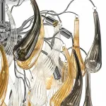 Люстра на штанге Lightstar Manica 794094 Цвет арматуры хром Цвет плафонов янтарный от ImperiumLoft