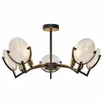 Потолочная люстра TopLight Roxana TL1194X-05BK Цвет арматуры золото Цвет плафонов прозрачный от ImperiumLoft