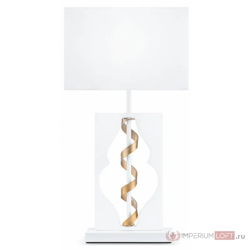 Настольная лампа декоративная Maytoni Intreccio ARM010-11-W Цвет арматуры золото Цвет плафонов белый от ImperiumLoft