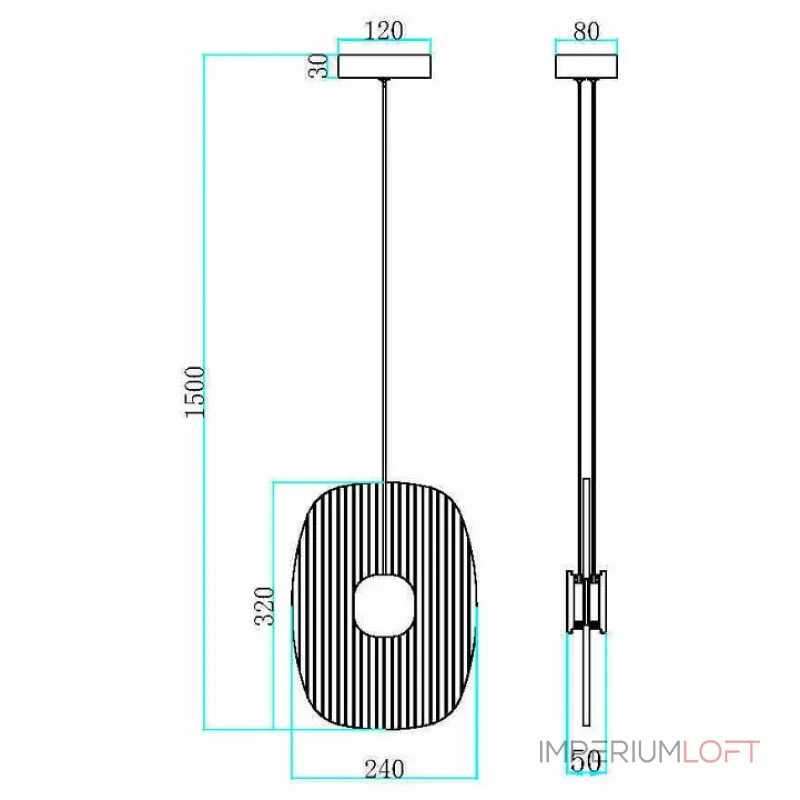 Подвесной светильник Maytoni MOD152PL-L1BK