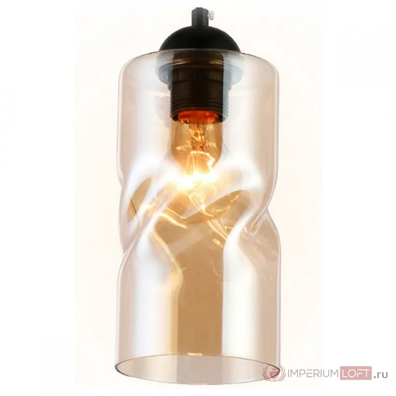 Подвесной светильник Ambrella Traditional 10 TR3555 Цвет плафонов янтарный Цвет арматуры черный от ImperiumLoft