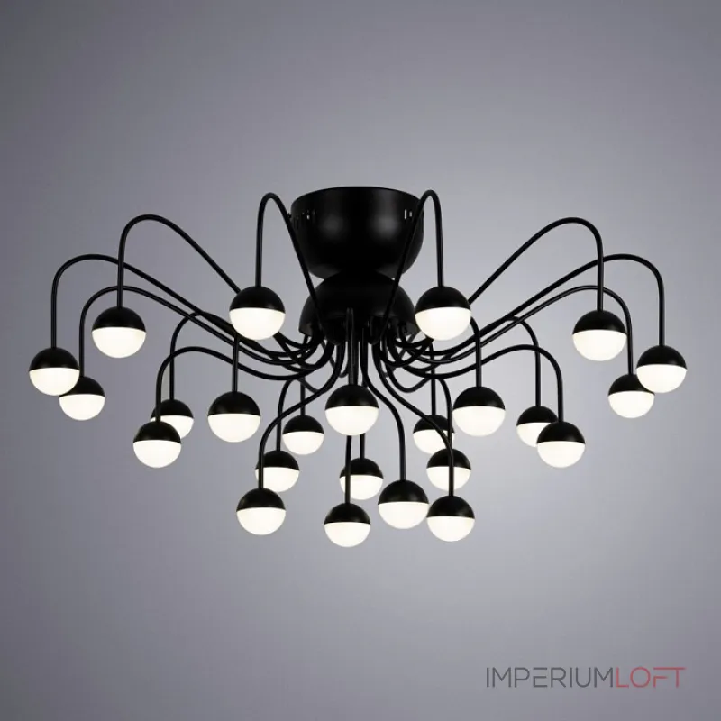 Потолочная люстра Arte Lamp Dexter A3619PL-24BK 