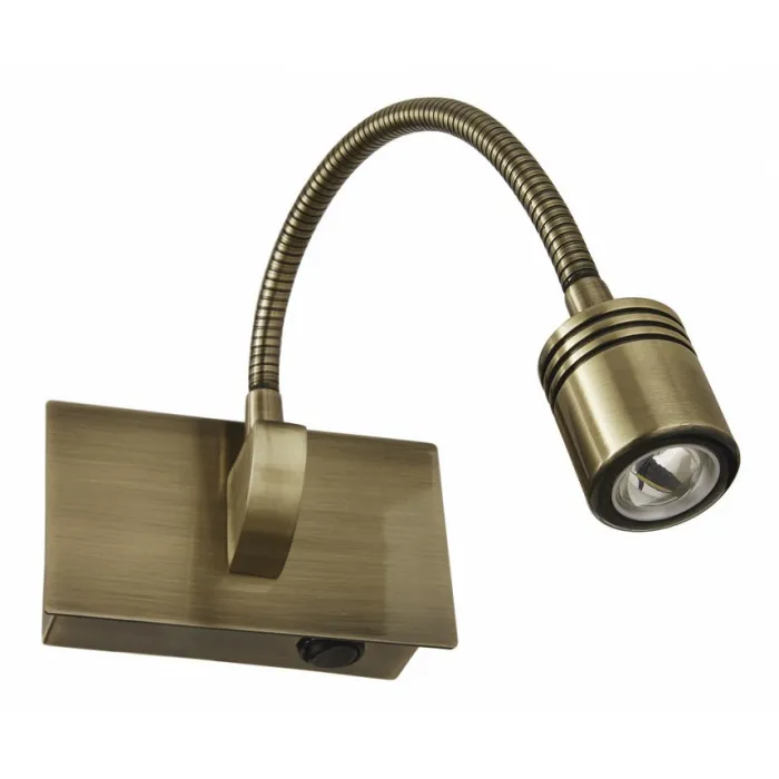 Бра Ideal Lux Dynamo DYNAMO AP1 BRUNITO Цвет арматуры коричневый Цвет плафонов коричневый от ImperiumLoft