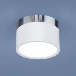 Накладной светильник Elektrostandard Dlr029 a040666 Цвет арматуры белый Цвет плафонов хром