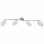 Спот Arte Lamp Fascio A8971PL-4CC Цвет арматуры хром Цвет плафонов белый от ImperiumLoft