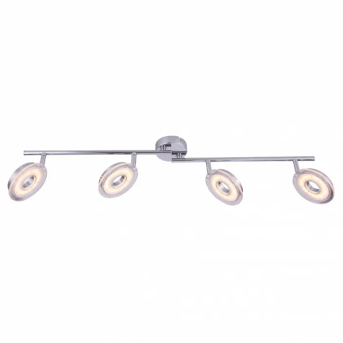 Спот Arte Lamp Fascio A8971PL-4CC Цвет арматуры хром Цвет плафонов белый от ImperiumLoft
