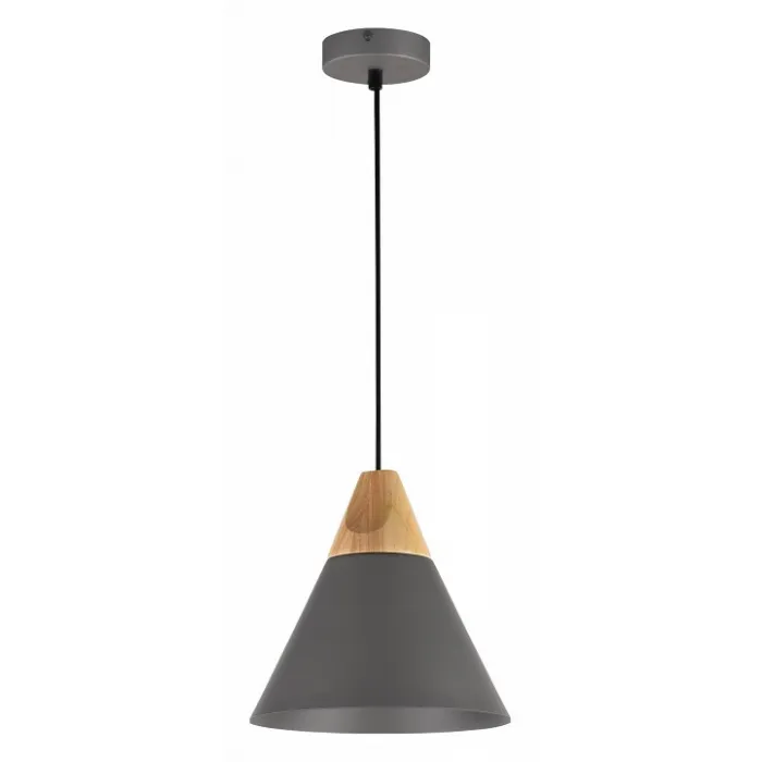Подвесной светильник Maytoni Bicones P359-PL-220-C Цвет арматуры серый Цвет плафонов коричневый от ImperiumLoft