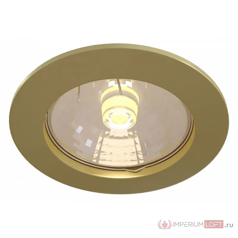 Встраиваемый светильник Maytoni Metal DL009-2-01-G Цвет арматуры золото от ImperiumLoft