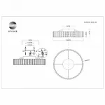 Потолочная люстра ST-Luce Estense SL6203.402.40 от ImperiumLoft