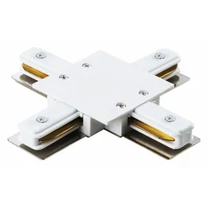 Соединитель X-образный для треков Lightstar Barra 501146 Цвет арматуры белый Цвет плафонов белый