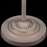 Торшер Eurosvet Amelia 10073/1 белый с золотом/прозрачный хрусталь Strotskis Цвет арматуры золото Цвет плафонов белый от ImperiumLoft