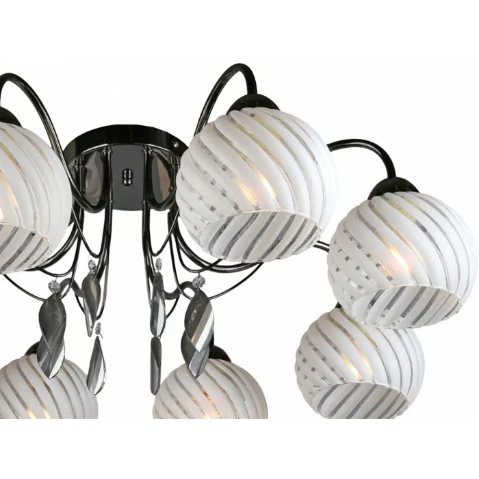 Потолочная люстра Omnilux Alsace OML-31707-08 Цвет арматуры хром от ImperiumLoft