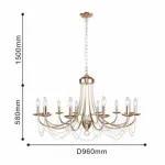 Подвесная люстра F-promo Plini 2591-12P от ImperiumLoft