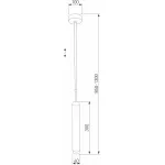 Светильник на штанге Eurosvet Pacific 50255/1 титан от ImperiumLoft