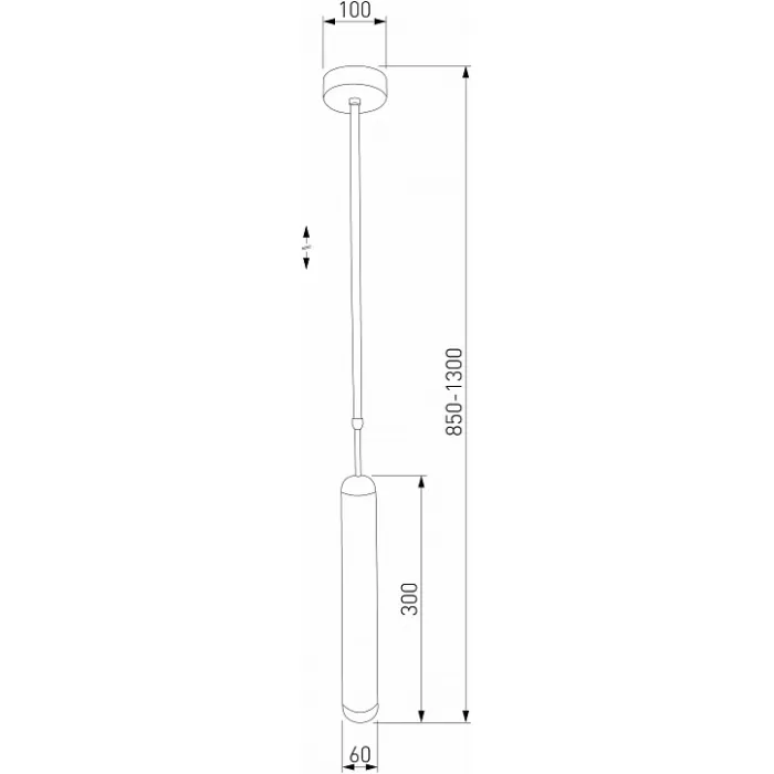 Светильник на штанге Eurosvet Pacific 50255/1 титан от ImperiumLoft