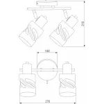 Бра Eurosvet Ansa 20120/2 золото от ImperiumLoft