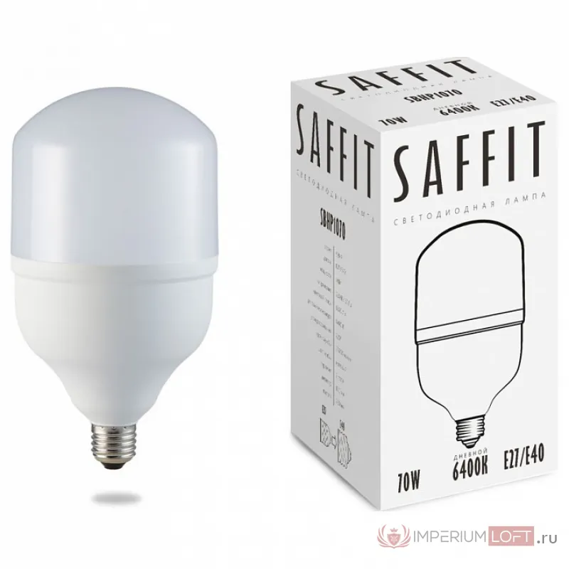 Лампа светодиодная Feron SBHP1070 E27-E40 70Вт 6400K 55099 Цвет арматуры белый от ImperiumLoft
