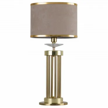 Настольная лампа декоративная Favourite Rocca 2689-1T цвет арматуры латунь цвет плафонов кремовый от ImperiumLoft