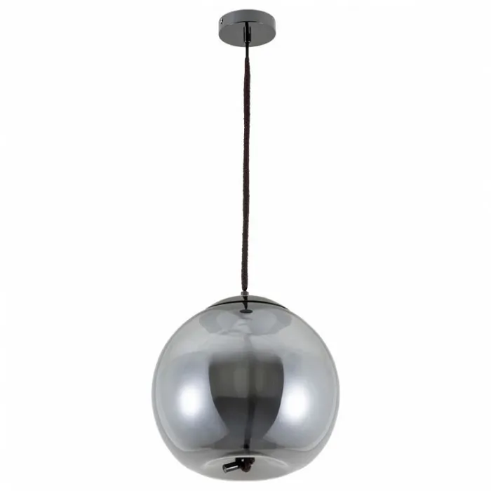 Подвесной светильник Arte Lamp Cody A7768SP-1BC Цвет плафонов серый Цвет арматуры хром от ImperiumLoft