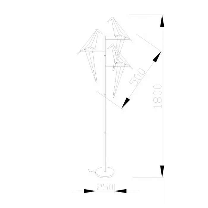 Торшер Moderli Birds V3075-3FL от ImperiumLoft