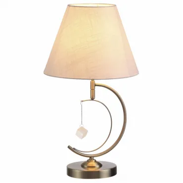 Настольная лампа декоративная Lumion Leah 4469/1T Цвет арматуры латунь Цвет плафонов белый