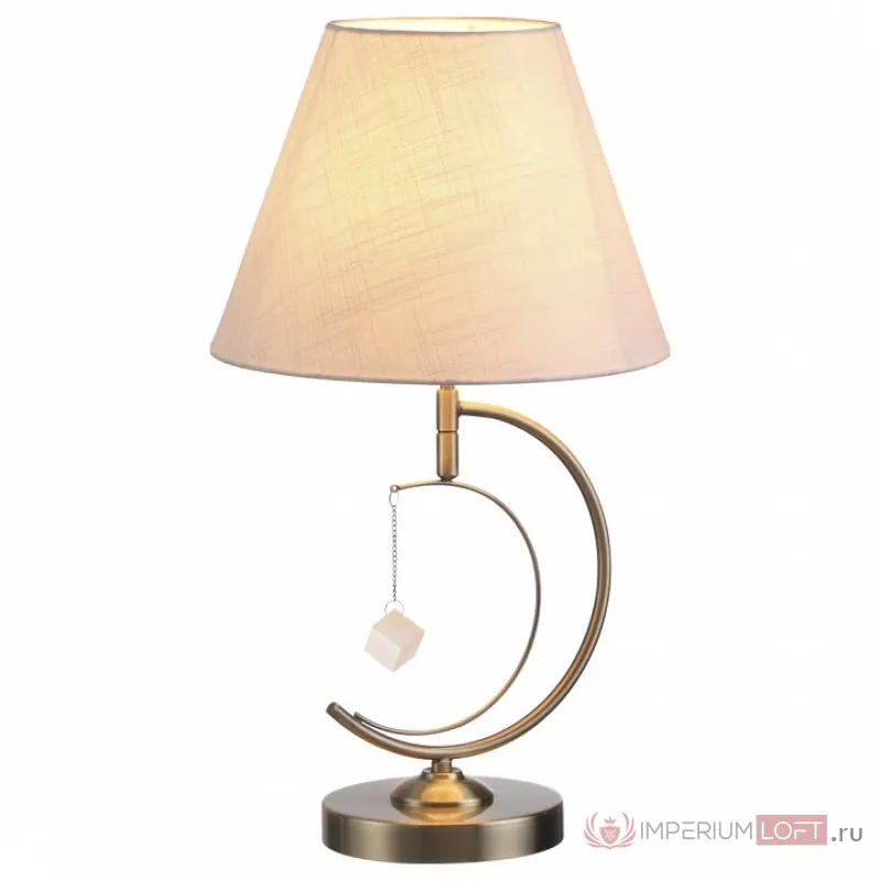 Настольная лампа декоративная Lumion Leah 4469/1T Цвет арматуры латунь Цвет плафонов белый от ImperiumLoft