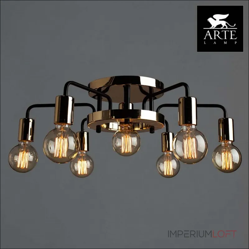 Потолочная люстра Arte Lamp Gelo A6001PL-7BK 