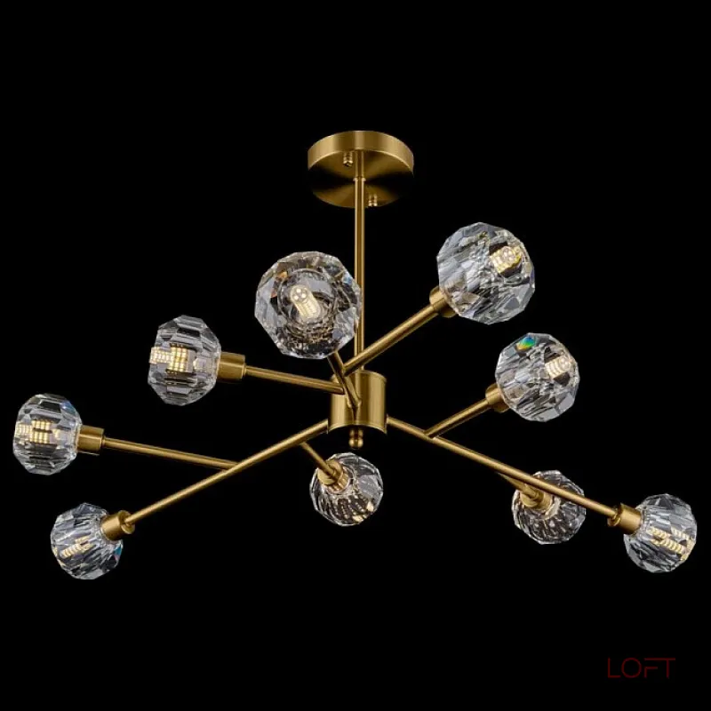 Люстра на штанге Freya FR5114PL-09BZ