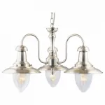 Подвесная люстра Arte Lamp Fisherman A5518LM-3SS Цвет арматуры серебро Цвет плафонов прозрачный от ImperiumLoft