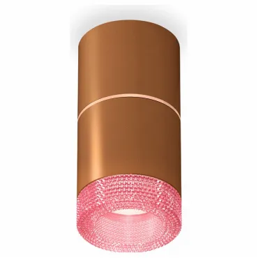 Накладной светильник Ambrella Techno 205 XS7404082 Цвет плафонов розовый