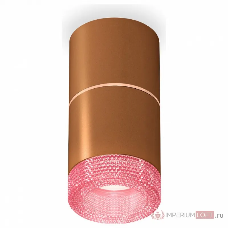 Накладной светильник Ambrella Techno 205 XS7404082 Цвет плафонов розовый от ImperiumLoft